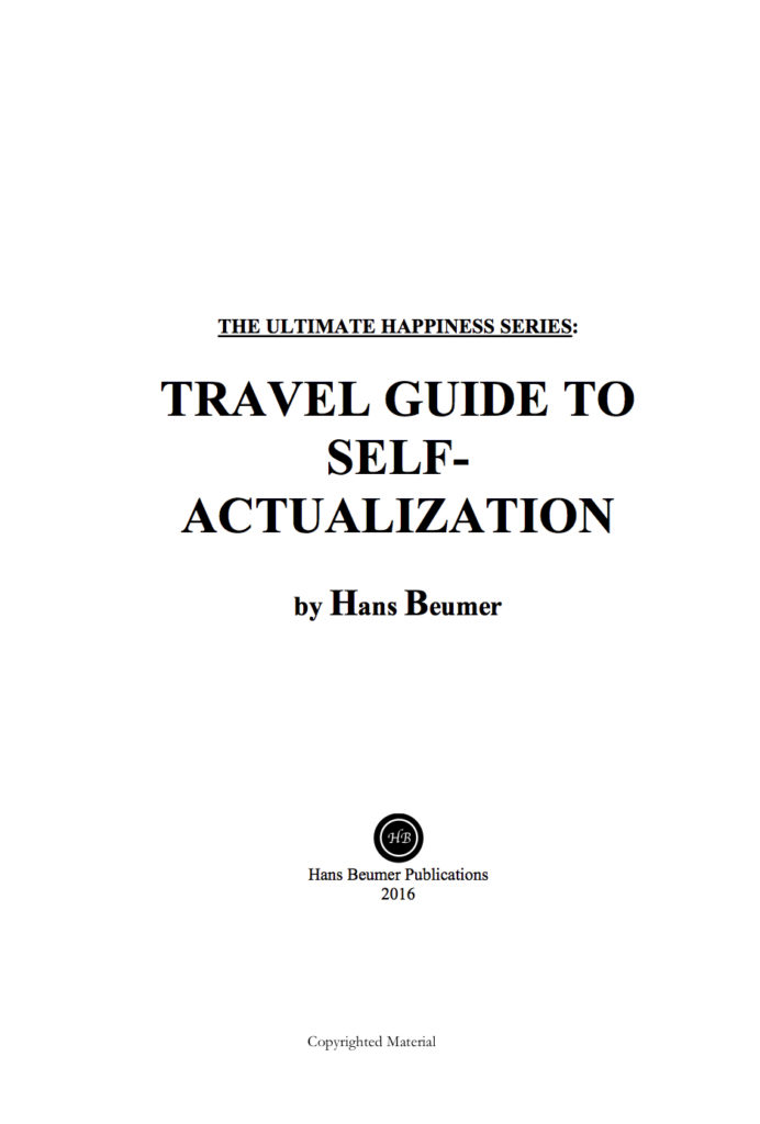 Preview book travel guide to self-actualization