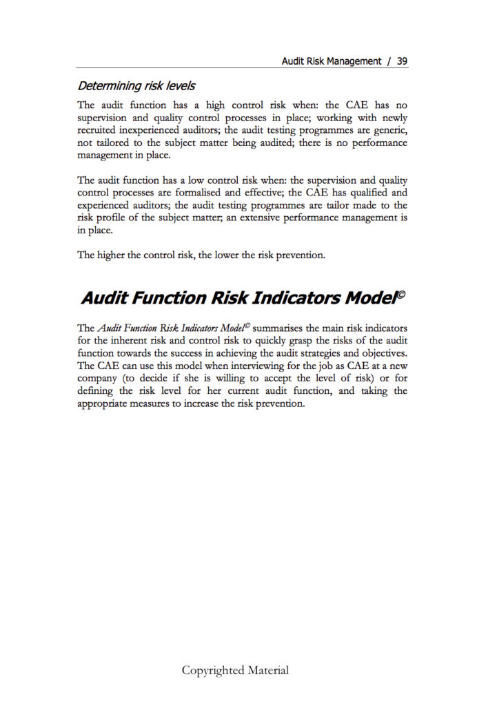 Preview book Audit Risk Management
