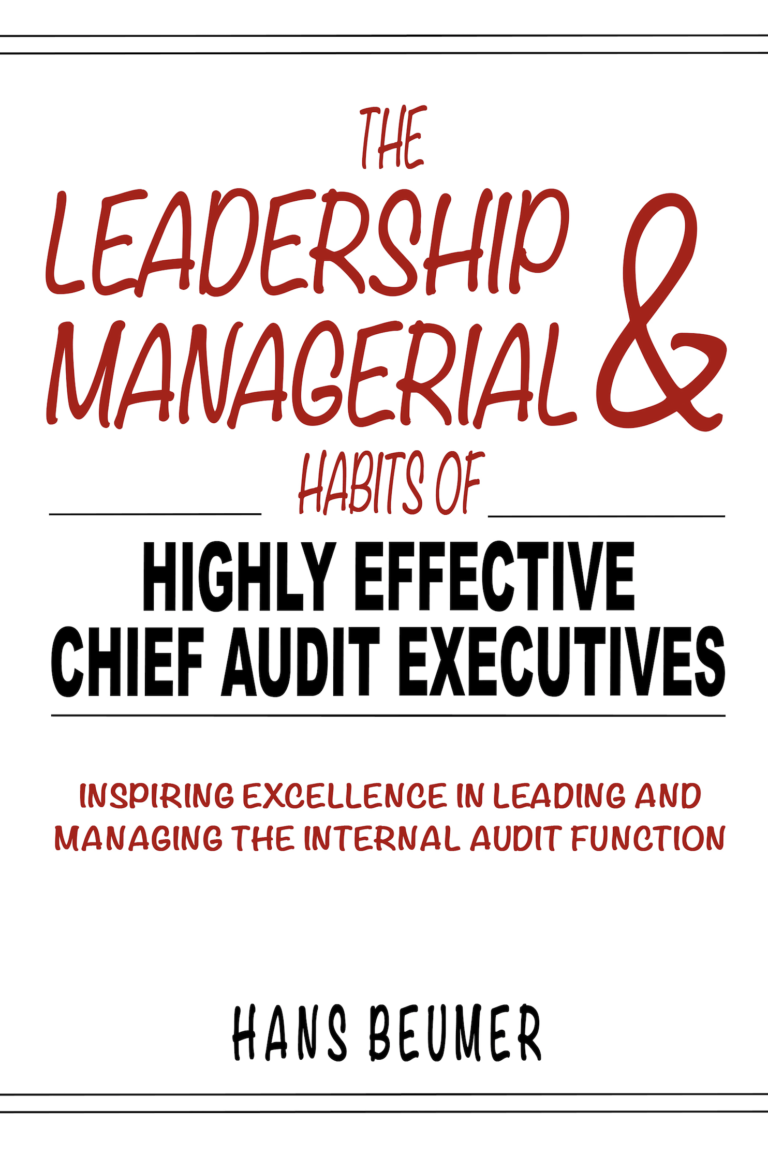 Preview Book the leadership and managerial habits of highly effective chief audit executives