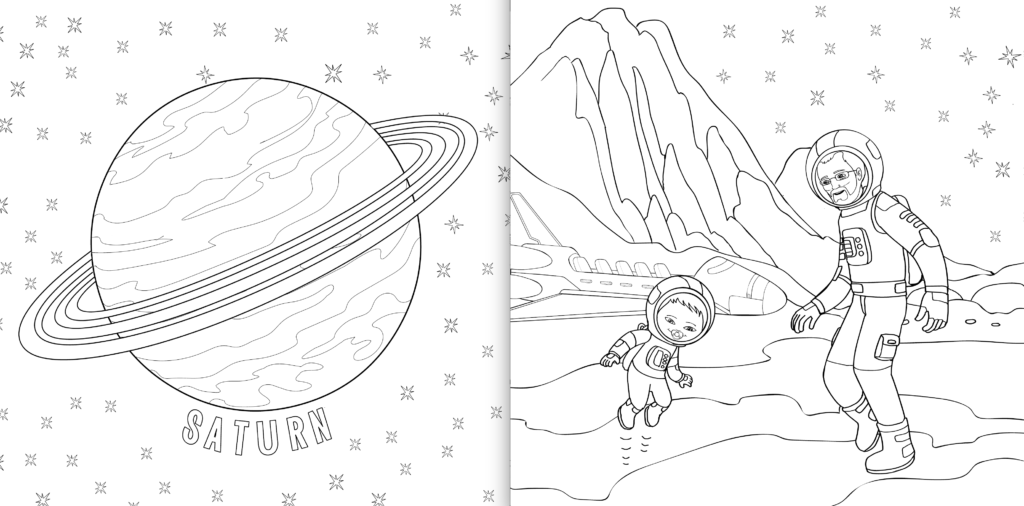 Preview Snow Globe Adventures Coloring Book: The missing moon