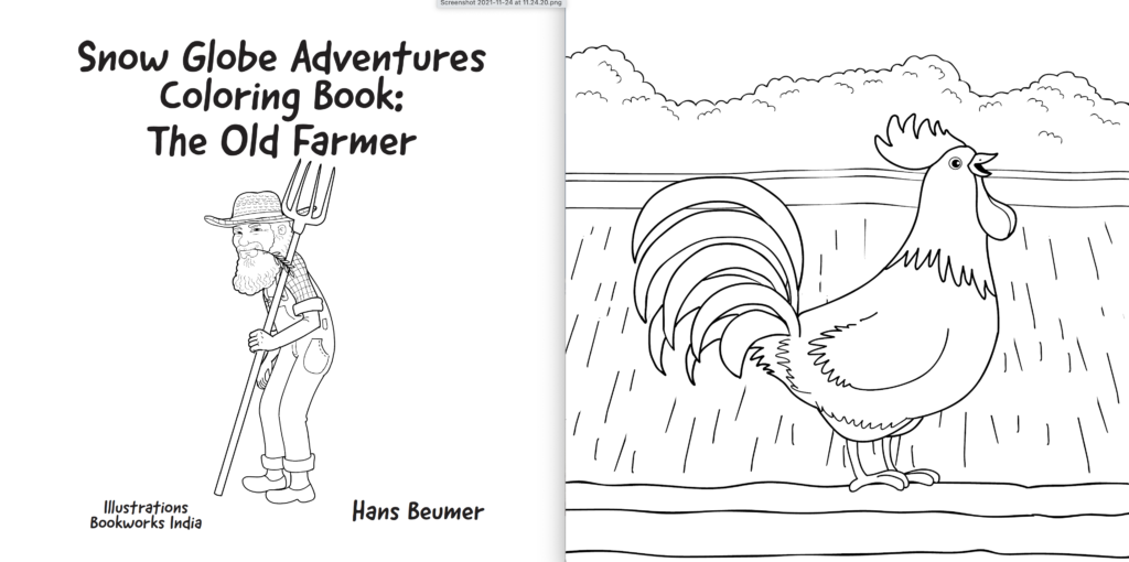 Preview Coloring Book The Old Farmer 1