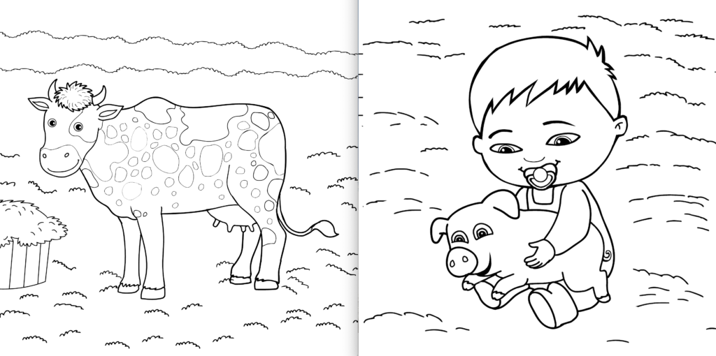 Preview Coloring Book The Old Farmer 3